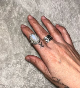 Anillo Plata Piedra Luna T14