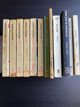 Lote 12 libros antiguos ciencia ficción