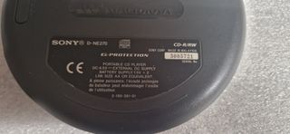 Reproductor CD Sony D-NE270 Walkman Gris