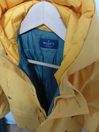 Chaqueta abrigo niño amarilla