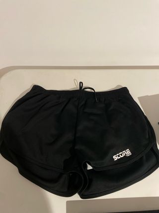 Pantalón corto competición Score Tech negro