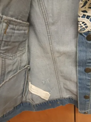 Gilet Subdued donna con pizzo bianco taglia S