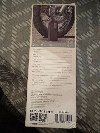 Inflador Portátil Carsun NUEVO- digital+power bank