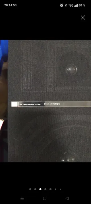 2 Altaveus AIWA SX-E550 Vintage 20W