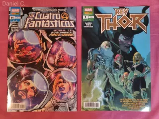 Cómics Marvel Los 4 Fantásticos y Thor