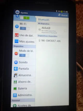 Tableta Samsung Negra