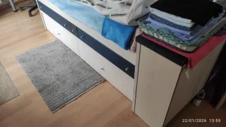 Cama nido doble con cajones