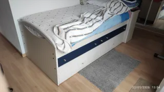 Cama nido doble con cajones