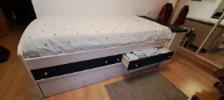 Cama nido doble con cajones