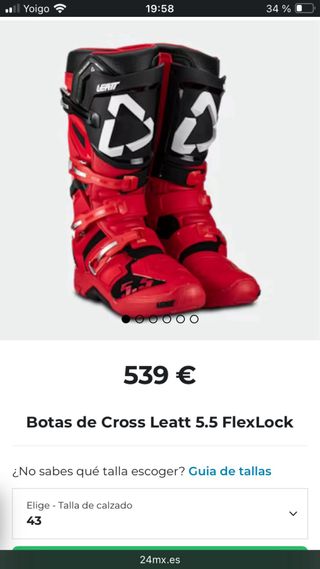 BOTAS LEATT 5.5 FLEXLOCK NUEVAS