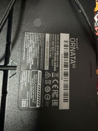 Teclado Razer Ornata v2 Negro