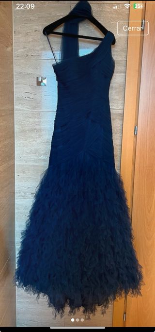 Vestido de Gala Pronovias Azul