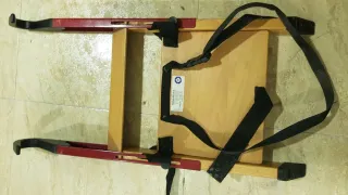 Trona portátil de madera