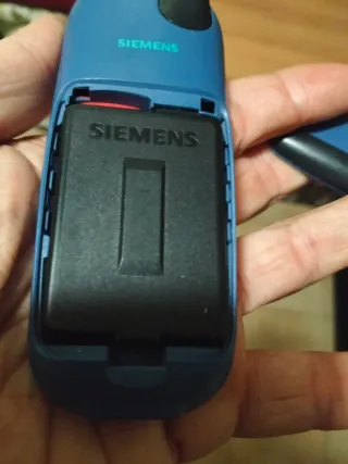Siemens Omnitel Cellulare Vintage Blu/Argento