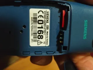 Siemens Omnitel Cellulare Vintage Blu/Argento