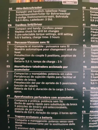 Taladro Bosch PSR 960