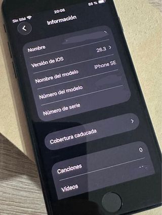 iPhone SE 2022 Nero