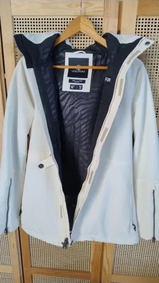 Anorak esquí mujer Volcom blanco