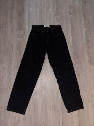 Pantalón vaquero FSBN negro baggy fit
