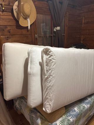 3 Cojínes desenfundable para sofá o palets
