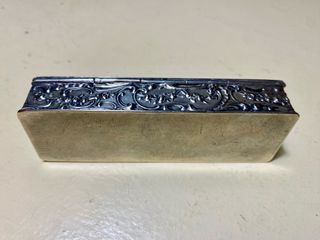 Caja joyero metal labrado sXX