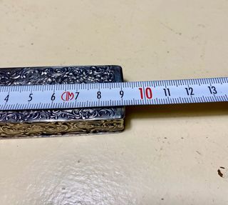 Caja joyero metal labrado sXX