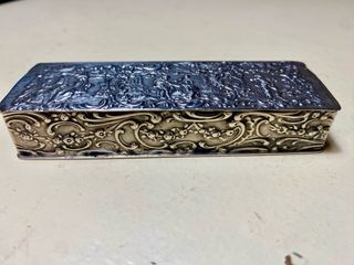 Caja joyero metal labrado sXX