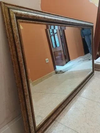 Conjunto perchero y espejo