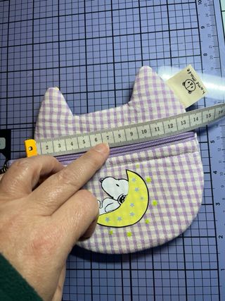 Monedero gato Snoopy luna