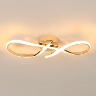 Lámpara Techo LED Dorada 24W 50cm 3000K