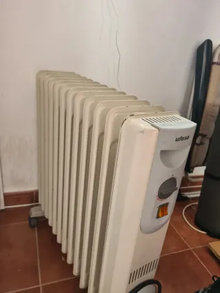 Estufa radiador Ufesa Beige