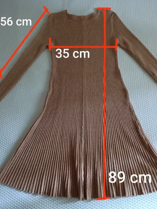 Vestido canalé Talla Única