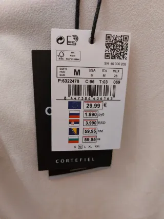 Blusa Cortefiel M nueva