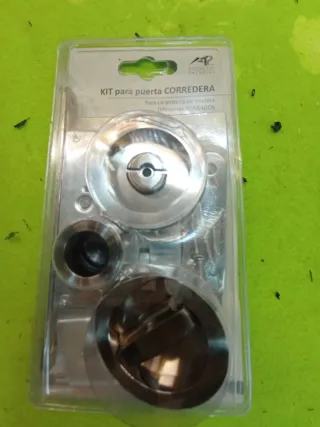 Kit Cierre Puerta Corredera Madera