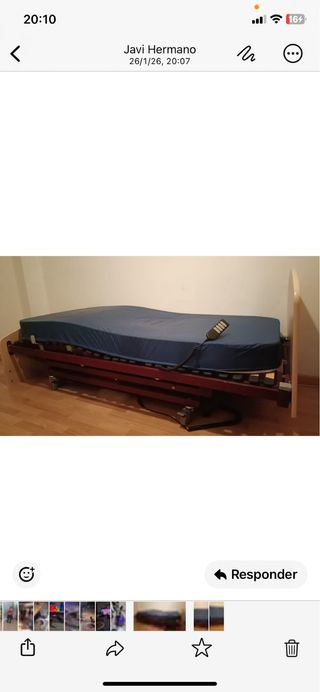 Cama articulada eléctrica