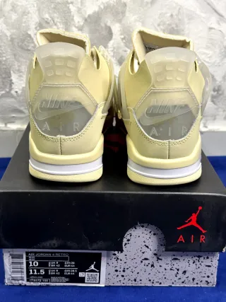 Air Jordan 4 Retro x Off-White “Sail” – Taglia 44