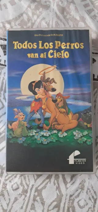 Todos Los Perros Van Al Cielo VHS