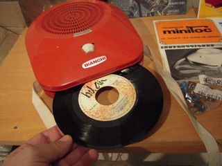 Comediscos Tocadiscos Minitoc Bianchi Vintage 1975