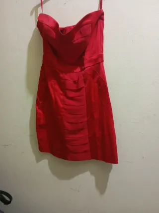 Vestido corto fiesta rojo