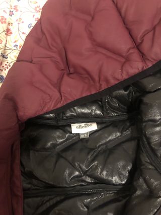 Anorak Abrigo Plumífero Ellesse granate hombre