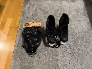 Patines oxelo con rodilleras y coderas