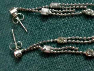 Conjunto collar y pendientes fiesta