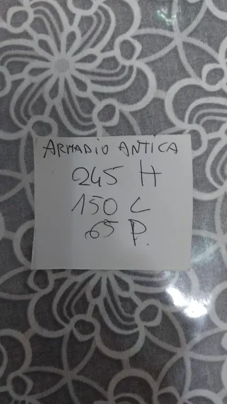 Armadio antico originale stile Luigi Filippo