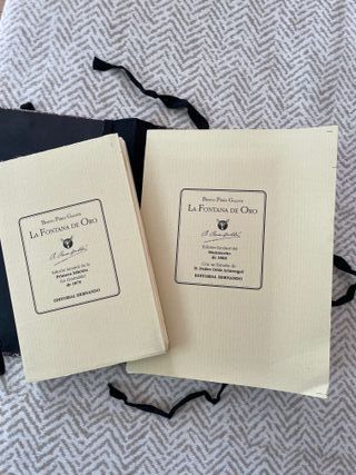 La Fontana de Oro facsímil 1868 Benito Pérez Galdó