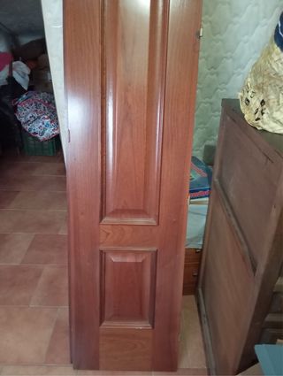 Puerta madera de  doble hoja