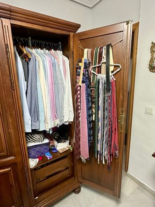 Muebles dormitorio de madera de roble