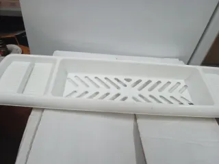 Bandeja para bañera blanca