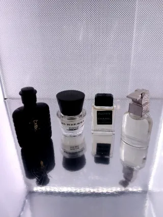 Miniaturas Perfumes Burberry y Chanel