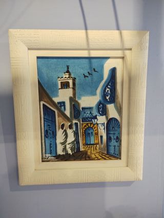 Cuadro pintado a mano acrílico