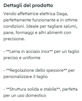 Affettatrice elettrica